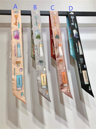 Hermes Twilly 100% Silk 37853