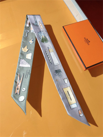 Hermes Twilly 100% Silk 37853