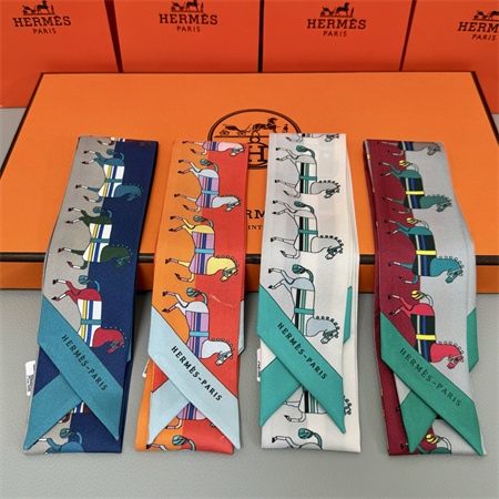 Hermes Twilly 100% Silk 37858