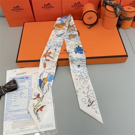 Hermes Twilly 100% Silk 37861