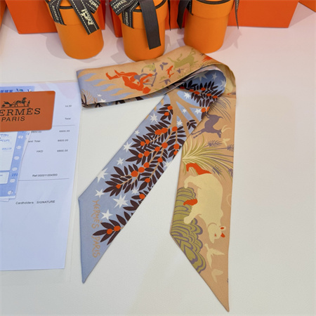 Hermes Twilly 100% Silk 37863