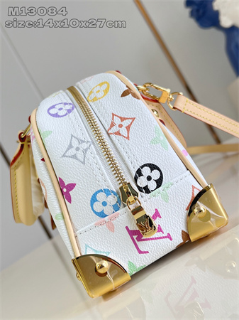 LV x TM Handbag East West Multicolor Monogram Canvas White M13084