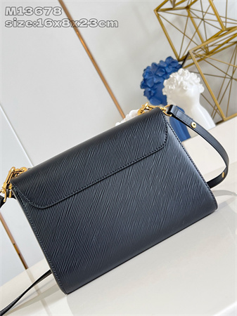 LV x TM Twist MM Slim Bag Epi grained cowhide leather Black M13243