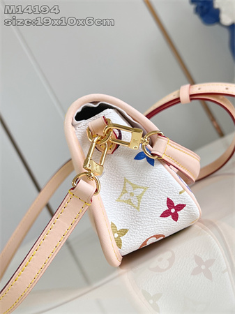 LV X TM Nano Diane Multicolor Monogram Canvas White M14194