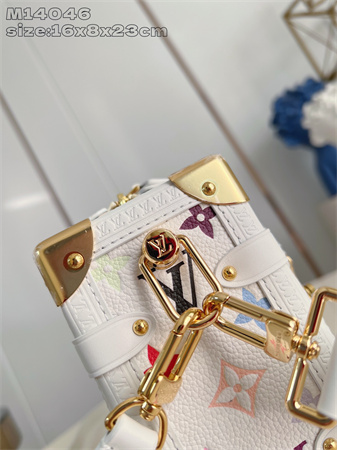 LV x TM  Side Trunk MM Multicolor Monogram Canvas White M14046
