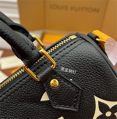 L.V Nano Speedy Monogram Empreinte Black/Beige leather M81456 TOP