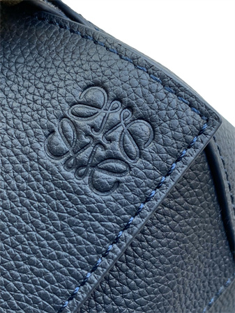 Loewe Mini Puzzle Bag In Soft Grained Calfskin Navy