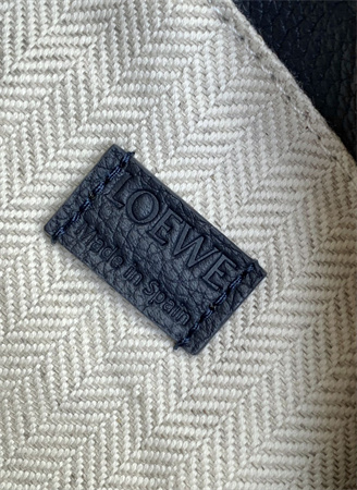 Loewe Mini Puzzle Bag In Soft Grained Calfskin Navy