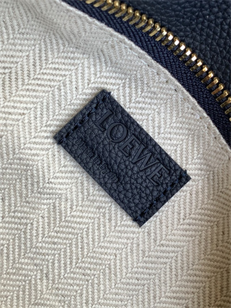 Loewe Small Puzzle Bag In Soft Grained Calfskin Navy