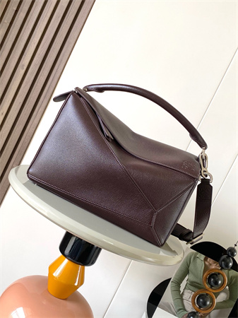 Loewe Large Puzzle Bag In Shinny Grained Calfskin