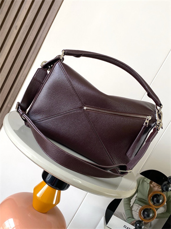 Loewe Large Puzzle Bag In Shinny Grained Calfskin