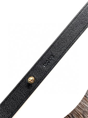Loewe Woven spiral strap in classic calfskin Black
