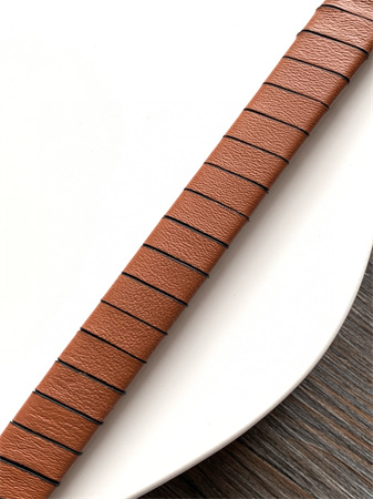 Loewe Woven spiral strap in classic calfskin Tan
