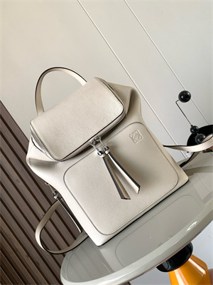 Loewe Goya Backpack in Soft Grained calfskin Cream