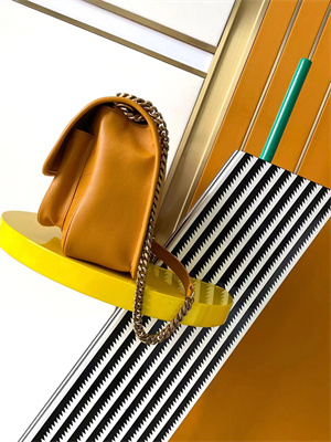 Y.S.L NIKI MEDIUM In Smooth Lambskin Yellow Color