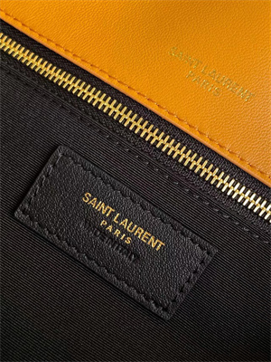 Y.S.L NIKI MEDIUM In Smooth Lambskin Yellow Color