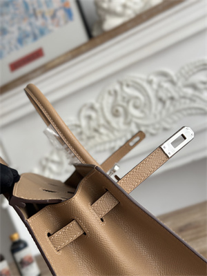 Bir.kin Sellier Bag Epsom Leather 25/30/35CM Gold Hardware In Chai Color HS