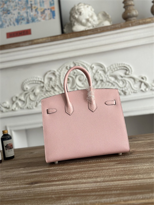 Bir.kin Sellier Bag Epsom Leather 25/30/35CM Gold Hardware In Sakura Pink Color HS