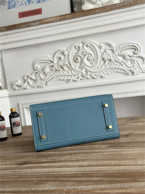 Bir.kin Sellier Bag Epsom Leather 25/30/35CM Gold Hardware In Blue Jean Color HS