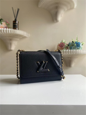 LV Twist MM Bag Epi grained cowhide leather Black M21117