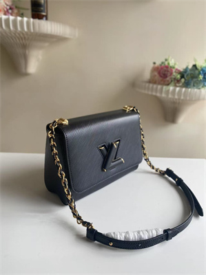 LV Twist MM Bag Epi grained cowhide leather Black M21117