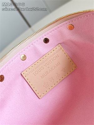 LV x TM Pochette Accessoires Monogram coated canvas Sakura Brown M13666