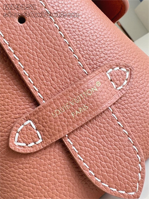 L.V Low Key Messenger Bag Grained calfskin Cognac M13151