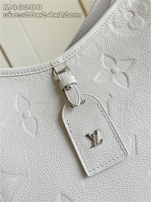 L.V Carryall PM Bag Monogram Empreinte Leather Brume M12917