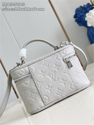 L.V Vanity Chain Pouch Monogram Empreinte Leather Brume M13593