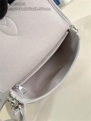 L.V Diane Bag Monogram Empreinte Leather Brume/Quartz M14214