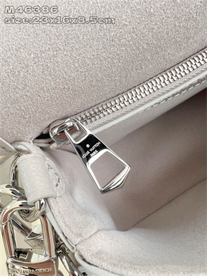 L.V Diane Bag Monogram Empreinte Leather Brume/Quartz M14214