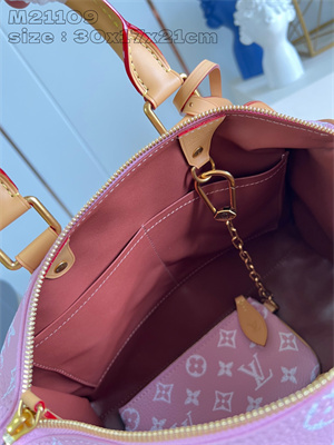 L.V Speedy P9 Bandoulière 30 Monogram Soft Calfskin Pink