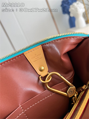 L.V Speedy P9 Bandoulière 30 Monogram Soft Calfskin lake Blue