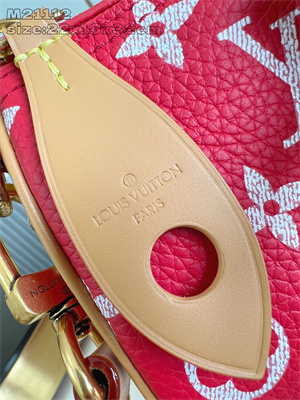 L.V Speedy P9 Bandoulière 30 Monogram Soft Calfskin Red