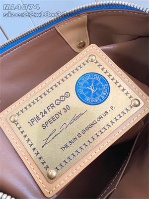 L.V Speedy P9 Bandoulière 30 Monogram Soft Calfskin Blue