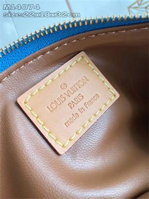 L.V Speedy P9 Bandoulière 30 Monogram Soft Calfskin Blue