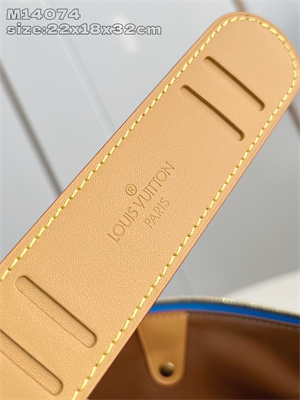 L.V Speedy P9 Bandoulière 30 Monogram Soft Calfskin Blue