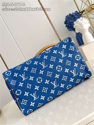 L.V Speedy P9 Bandoulière 30 Monogram Soft Calfskin Blue