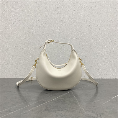 Celine Teen Lulu IN SUPPLE GRAINED CALFSKIN In Rice Color