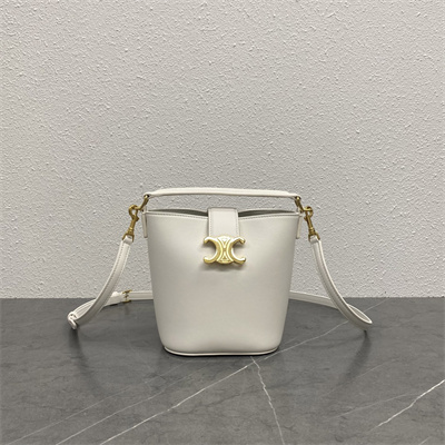 Celine Mini Bucket Louise IN Smooth Calfskin Rice Color