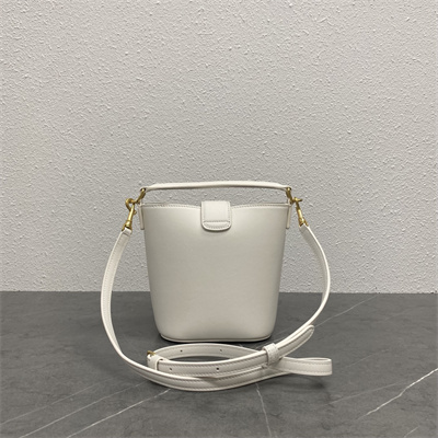 Celine Mini Bucket Louise IN Smooth Calfskin Rice Color