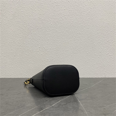Celine Mini Bucket Louise IN Smooth Calfskin Black Color