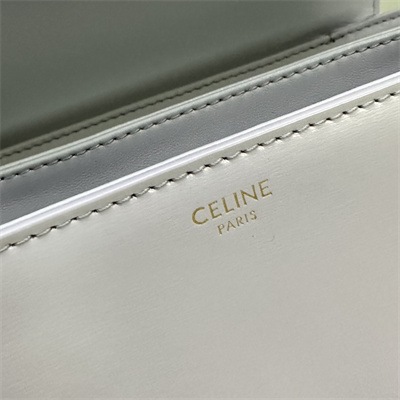 Celine Classique Triomphe Bag In Shiny Calfskin Lavender Color