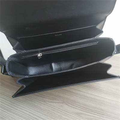 Celine Classique Triomphe Bag In Shiny Calfskin All Black Color