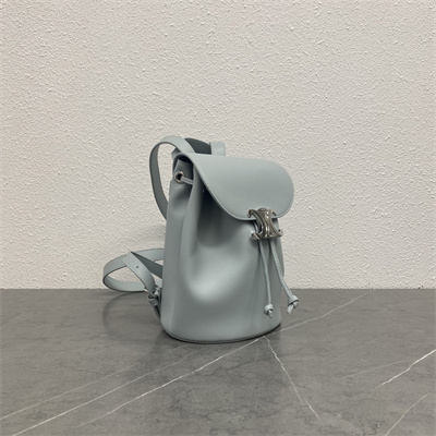 Celine Backpack Bonnie IN Smooth Calfskin Ice Blue Color
