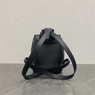 Celine Backpack Bonnie IN Smooth Calfskin Black Color