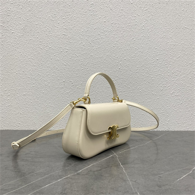 Celine TEEN LOLA in shiny calfskin Cream Color
