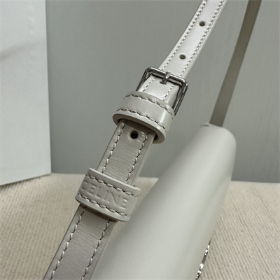 Celine Medium LOLA In Shinny Calfskin White