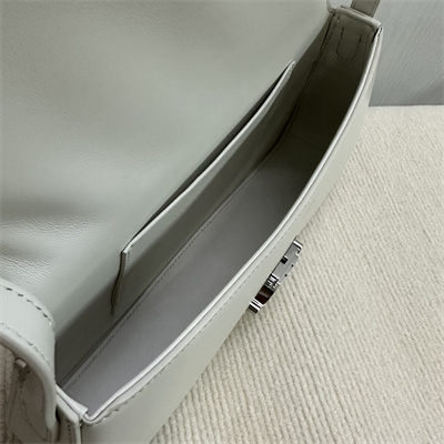 Celine Medium LOLA In Shinny Calfskin White