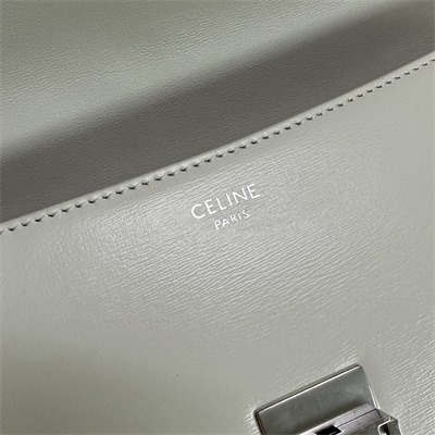 Celine Medium LOLA In Shinny Calfskin White